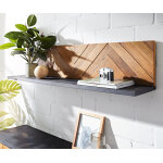 Etag�re - murale famke 130x25 cm mangue teck