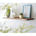 Etagre - murale live - edge 100 cm acacia marron bord d'arbre massif