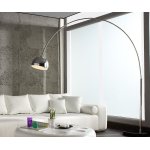 Lampadaire big - deal deluxe chrom argent gradable