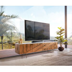 Meuble - tv bahan 175 cm mangue teak 2 portes 2 tiroirs plateau marbre blanc pied d'angle en acier inoxydable ... Meuble - tv bahan 175 cm mangue teak 2 portes 2 tiroirs plateau marbre blanc pied d'angle en acier inoxydable ...