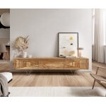 Meubles - tv - designer wyatt 175 cm sheesham nature 1 volet