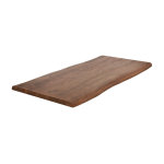 Plateau - de - table -  - manger edge 200x100cm xl acacia marron live - edge