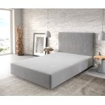 Sommier - tapissier dream - well 120x200 microfibre gris Sommier - tapissier dream - well 120x200 microfibre gris