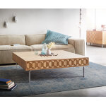 Table basse fevo 115x115 cm acacia nature pied - l Table basse fevo 115x115 cm acacia nature pied - l