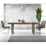 Table -  - manger classic - edge 200x100 cm exotic wood arte de poisson