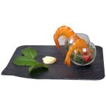 Assiette cocktail gris ardoise plastique 20x20 cm x 100 firplast Assiette cocktail gris ardoise plastique 20x20 cm x 100 firplast