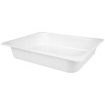 Barquette plastique gn 1 / 2 blanche h60mm (x150) firplast