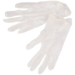Gant vinyle non poudr� transparent taille 6 / 6, 5 x 100 firplast