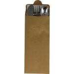 Kit couverts inox 4 / 1 (couteau, fourchette, cuill�re et serviette) x 100 firplast