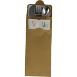 Kit couverts inox 6 / 1 (couteau, fourchette, cuillre, serviette, sel et poivre) x 100 firplast