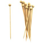 Pique bambou boule couleur naturelle 120mm x 100 firplast