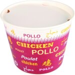 Pot chicken bucket avec couvercle 85oz 250 cl ppt (x300 - 6x50) firplast