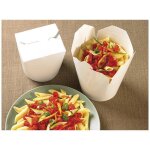 Pot � p�tes en carton blanc firsmart 750 ml (10x50) x 500 firplast