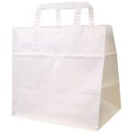 Sac cabas kraft blanc 75 g / m 26x17x26 cm x 250 firplast