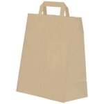 Sac cabas kraft brun (70 g / m) 22x10x28 (x250) firplast