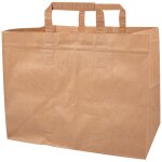 Sacs cabas en papier kraft brun (80g / m) 32x16x35 cm x 250 firplast