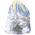 Sac poubelle en pe transparent 160 l * * * x 100 firplast
