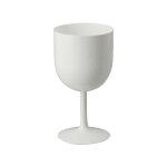 Verre à pied réutilisable blanc en pp 180ml (x250) firplast Verre à pied réutilisable blanc en pp 180ml (x250) firplast