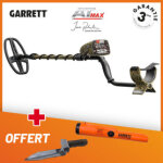 Garrett at max camo �dition signature + couteau edge digger + pointer at z - lynk offert
