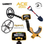 Garrett ace 200i + disque reaper + pelle
