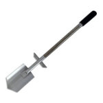 Pelle inox digger 75 cm avec poign�e en caoutchouc