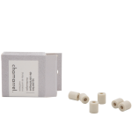 Bo�te de 15 perles de c�ramique | grises