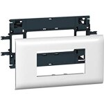 010994 dlp monobloc mosaic support pour goulotte avec couvercle, 85mm, 4 modules - legrand