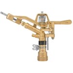 0277 - arroseur circulaire (laiton, 50 m, 1 inch) - bradas