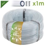 1 - 100m 1 / 4 ''clair pvc micro jardin irrigation tuyau souple 4 / 6mm tube en plastique transparent ...