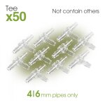 1 - 100m 1 / 4 ''clair pvc micro jardin irrigation tuyau souple 4 / 6mm tube en plastique transparent ...