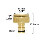 1 / 2 ''5 / 8 3 / 4 ''1'' tuyau en laiton connecteur rapide raccord d'arrêt d'eau filetage de cuivre ... 1 / 2 ''5 / 8 3 / 4 ''1'' tuyau en laiton connecteur rapide raccord d'arrêt d'eau filetage de cuivre ...