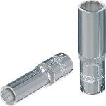 1 / 4' douilles 12 pans chromeplus, longues, 10 mm
