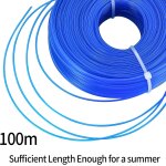 1, 6mm x 100m fil de d�broussailleuse, bobine fil nylon pour coupe bordure, ligne de coupe - herbe nylon ...