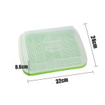 1 ensemble plat de germination pot de culture hydroponique semis de lgumes haricots pot de semis plantes ...
