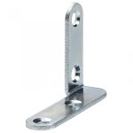 1 querre de cadre coude acier zingu hettich, l. 30 mm