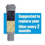 1 filtre a eau pour machine a expresso pour systeme de filtration aqua f088, pour