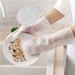 1 paire durable nouveau m�nage nettoyage gants cuisine �tanche vaisselle gants gommage gant cuisine accessoire ...