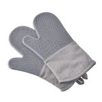 1 paire de gants de cuisine en silicone r�sistant a la chaleur, pour la cuisson, le barbecue et le four ...
