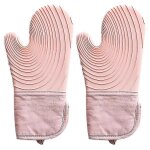 1 paire de gants en silicone pour micro - ondes, barbecue, four et cuisson, r�sistants a la chaleur, ...