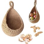 1 panier a fruits suspendu tiss�, fruits suspendus, panier suspendu, l�gumes et panier suspendus au mur, ...