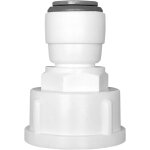 1 pièces raccords de filtre à eau, connecteur rapide 3 / 8 converti en femelle 3 / 4 , double joint, ... 1 pièces raccords de filtre à eau, connecteur rapide 3 / 8 converti en femelle 3 / 4 , double joint, ...