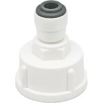 1 pices raccord tuyau eau frigo, connecteur rapide 1 / 4  converti en femelle 3 / 4 , double joint, ...