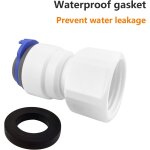 1 pièces ro raccord osmoseur de filtre à eau, 1 / 2 fileté femelle to 1 / 2 poussée en rapide connecteur, ... 1 pièces ro raccord osmoseur de filtre à eau, 1 / 2 fileté femelle to 1 / 2 poussée en rapide connecteur, ...