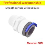 1 pièces ro raccord osmoseur de filtre à eau, 1 / 2 fileté mâle to 1 / 2 poussée en rapide connecteur, ... 1 pièces ro raccord osmoseur de filtre à eau, 1 / 2 fileté mâle to 1 / 2 poussée en rapide connecteur, ...