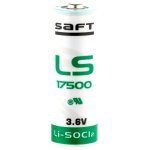 1 pile saft lithium 3, 6v batterie pile ls 17500, 3, 6v, 3300mah, lithium