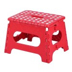 1 x 29x22x22cm tabouret pliant pour enfants (rouge) - tabouret pliant en plastique l�ger pour la cuisine, ...