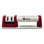 1 x aiguiseur de couteaux professionnel avec double v creux