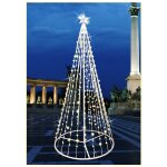 1 x arbre lumineux 3d avec etoile 576 led froid r