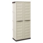 1 x armoire a balais spazio 70 x 39 x h 165 cm