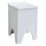 1 x armoire lavabo monobloc 50 x 50 x h. 77 cm